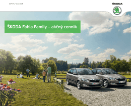 ŠKODA Fabia Family - Euromotor spol. sro