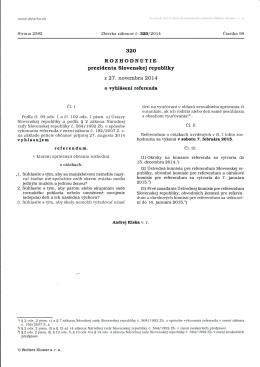 www.zbierka.sk Strana 2582 Zbierka zákonov Č. 320/2014