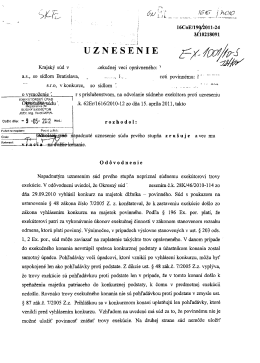 &Eacute;/U; i` Ě 62/ 76a? 714210 - JUDr. Anetta Deme&scaron;ov&aacute;, S&uacute;dny exek&uacute;tor