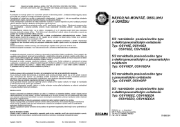 strana 7 Návod na montáž, obsluhu a údržbu