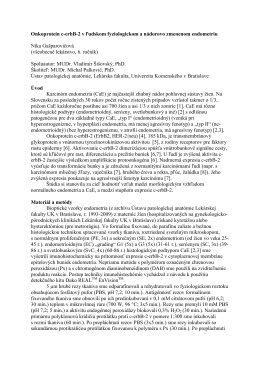 Onkoproteín c-erbB-2 v ľudskom fyziologickom a nádorovo