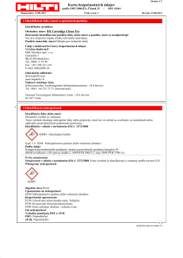 PDFBezpečnostné listy DX CART CLEAN-TEC (SK)