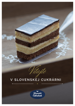 stiahnuť pdf - Slovenská cukráreň