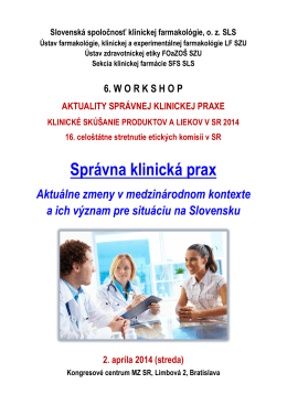 Slovenská spoločnosť klinickej farmakológie SLS
