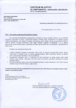 PO 1 Potvrdenie nezákonnosti Janasa