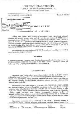 oKREsN&Yacute; &Uacute;RAD TRENČ&Iacute;N