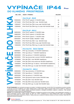 PINACE D0 VLHKA - ElektroSystem SK, sro