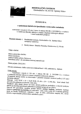 REEDUKAČNĚ CENTRUM - T-com