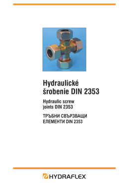 Hydraulické šrobenie DIN 2353