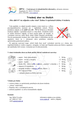 Informačný leták pre školy - stiahnuť PDF