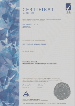 CERTIFIKAT ~