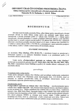 Rozhodnutie č. spisu 1900/2013/398/Var