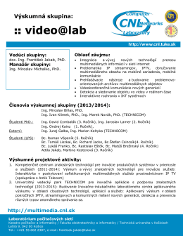 :: video@lab - CNL
