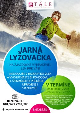 Plagat Jarna lyzovacka rezervacie.eps