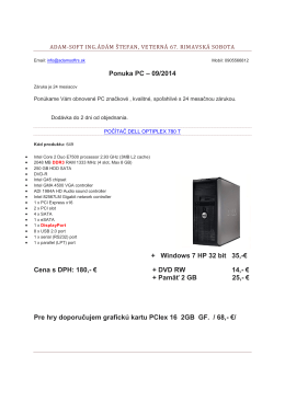 Ponuka PC – 09/2014 + Windows 7 HP 32 bit 35 - Adam-Soft