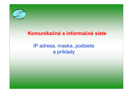 IP adresy PDF