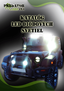 PREDATOR 4x4 - LED svetlomety