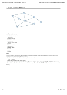 4. Analýza sociálních dat, Gephi [MI-W20 Web 2.0]