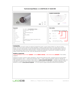 Technická špecifikácia: LC-220DT8150-27-3528-WW