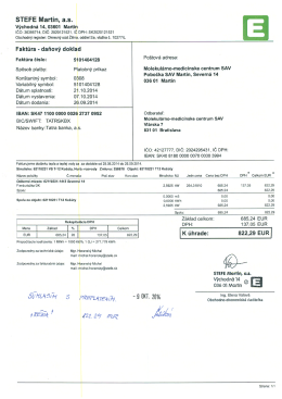 STEFE Martin, a.s. - MMC