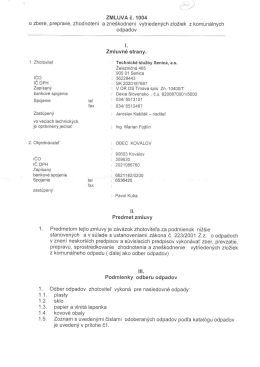 ZMLUVA č. 1004