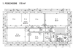 Pôdorys 1. poschodie