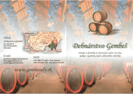 Debn&aacute;rstvo Gembe&scaron; Pukanec