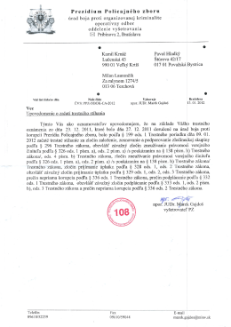 Prez&iacute;dium Policajn&eacute;ho zboru