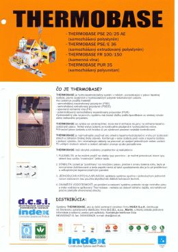 Materiálový list Thermobase