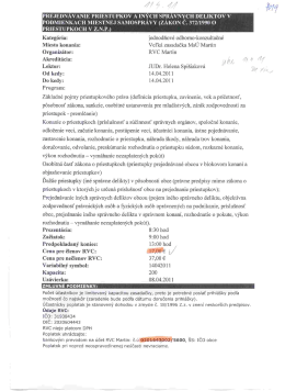 PREJEDNAVANIE PRIESTUPKOV A &Iacute;N&Yacute;C H