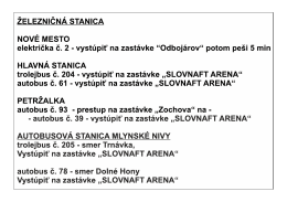 žELEzNIčNÁ sTANIcA