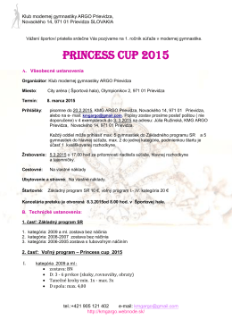 Princess cup 2015