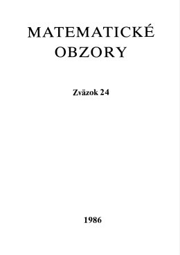 MATEMATICKĚ OBZORY