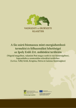 A fás szárú biomassza mint energiahordozó termelési és