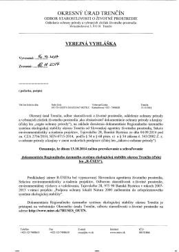 OKRESN&Yacute; &Uacute;RAD TRENČ&Iacute;N