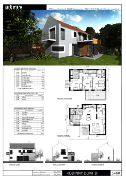 P&ocirc;dorys rodinn&eacute;ho domu (PDF)