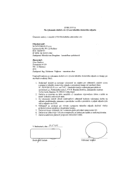 Zmluva- vývoz tekutého odpadu
