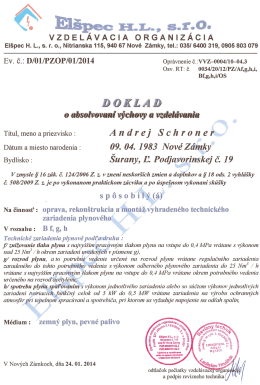 Plynov&eacute; zariadenia