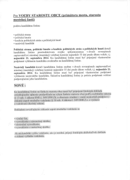 voľby,I do org&aacute;nov samospr&aacute;vy