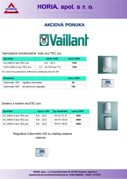 AKCIA VAILLANT Eco TEC Pro