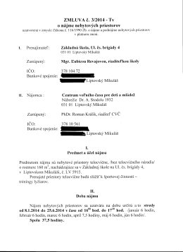 3/2014-CVČ - z&aacute;kladn&aacute; &scaron;kola, ulica čs. brig&aacute;dy 4, l. mikul&aacute;&scaron;