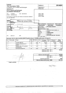 Tibor Szerdahelyi TIWEL Prev&aacute;dzka: 076 31 Streda nad