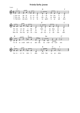 Sviet&iacute;a farby jesene