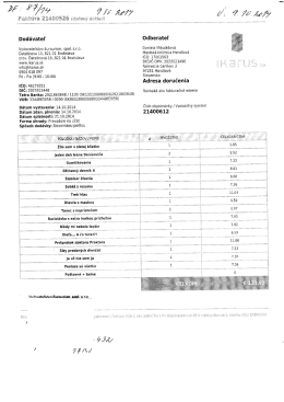 Fa`tare 21400525 čeęzăaiz&yacute; dem&aacute;; Dod&aacute;vateľ Odberateľ
