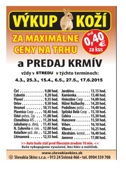 STREDU - SLOVAKIA SKINS sro