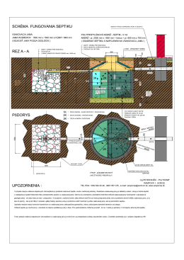 schéma fungovania septiku
