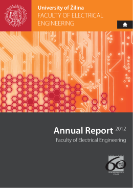 Annual Report 2012 - Elektrotechnická fakulta