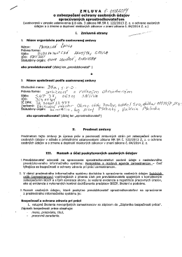 Zmluva č. 01122014