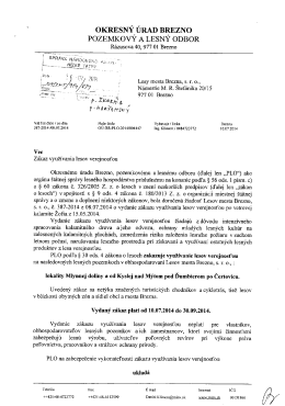 OKREsNÝ ÚRAD BREZNO POZEMKOVÝ A LESNÝ ODBOR