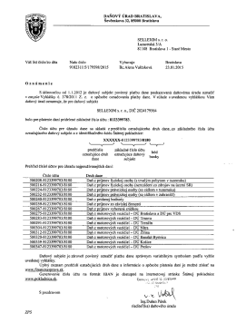 daňov&yacute; &uacute;rad bratislava